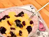 Recette Compote de pommes, pruneaux et cranberries au micro-ondes – en mode detox