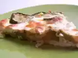 Recette Tarte légère aux courgette et au chèvre (sans pâte)