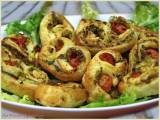 Recette Palmiers au basilic, pignons et tomates cerises