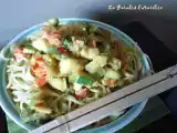 Recette Nouilles au beurre de cacahuètes