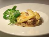 Recette Gratin dauphinois aux châtaignes & aux cèpes