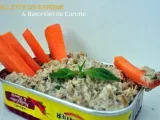 Recette Rillette de sardine & bâtonnet de carotte
