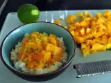 Recette Riz au lait vanillé & mangue zeste de citron vert