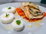 Recette Papillotes de saumon au lait de coco-gingembre et ses petits légumes