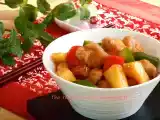 Recette Viande à l'ananas à la sauce aigre-douce