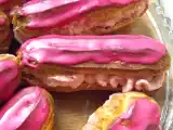 Recette Éclairs et sa chantilly à la framboise {so girly’}