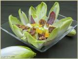 Recette Salade d'endives au magret fumé