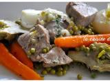 Recette Sauté de veau aux légumes printaniers