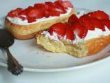 Recette Brioche toastée, cream cheese & fraises