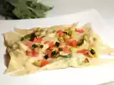 Recette Ravioles de fromage frais & courgettes au beurre de sauge