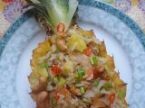 Recette Riz thaï ananas, crevettes, porc