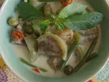 Recette Curry vert d'aubergines thaï