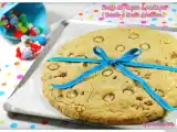 Recette Cookie géant à partager: noisette & kinder schokobon