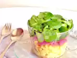Recette Brouillade d'oeufs au jambon cru et mâche nantaise