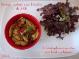 Recette Christophines sautées aux lardons - à l'actifry