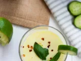 Recette Soupe froide à la mangue et aux concombres