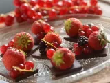 Recette Mignardises chocolat & fruits rouges