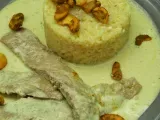 Recette Veau au lait de coco curry et noix de cajou