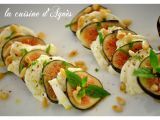 Recette Salade de figues mozzarella