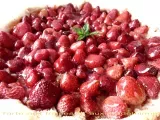 Recette Tarte aux fraises et aux madeleines