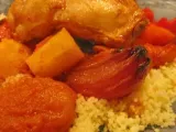 Recette Tagine de poulet aux abricots moelleux