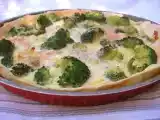 Recette Quand le brocoli et la fourme d'ambert se retrouvent dans une quiche....