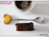 Recette Fondant chocolat - noisette allégé (sans beurre et sans gluten)