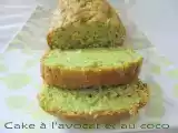 Recette Cake à l'avocat et au coco