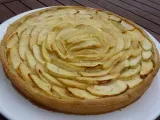 Recette Tarte aux pommes et à la crème pâtissiere