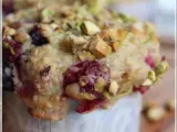 Recette Muffins aux petits fruits et aux pistaches