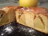 Recette Le gâteau au yaourt aux pommes - recette thermomix