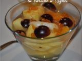 Recette Salade de fruits au caramel