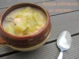 Recette Soupe crémeuse au saumon
