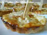 Mini quiches sans pâte jambon & champignon