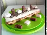 Recette Terrine de brioche perdue à la crème chamallow chocolat