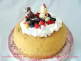 Recette Savarin de pâques à la vanille et aux fruits rouges