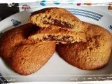 Recette Cookies à la vergeoise au coeur coulant chocolat