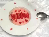 Recette Velouté pralines roses et fraises