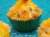 Recette Cupcakes à la mangue, mascarpone au citron vert et crumble citronné
