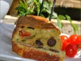 Recette Cake courgette feta tomates olives