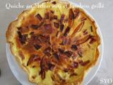 Recette Quiche au melon caramélisé et jambon grillé