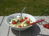 Recette Salade de lentilles, tomates et mozzarella