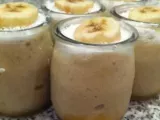 Recette Smoothie glacé à la banane accompagné de coco et miel (régime!)
