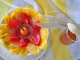 Recette Carpaccio de tomates & vinaigre de mangue