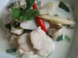 Recette Soupe thaïlandaise au poulet et au lait de coco