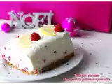 Recette Bûche citron, framboise, praline rose, palet breton