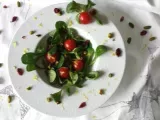 Recette Salade de mâche aux cranberries et pistaches