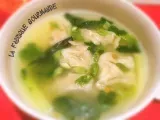Recette Wonton soup ou soupe aux raviolis chinois
