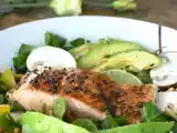 Recette Saumon laqué au vinaigre balsamique, salade vitaminée