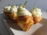 Recette Mini cupcakes au saumon fumé, topping au fromage frais